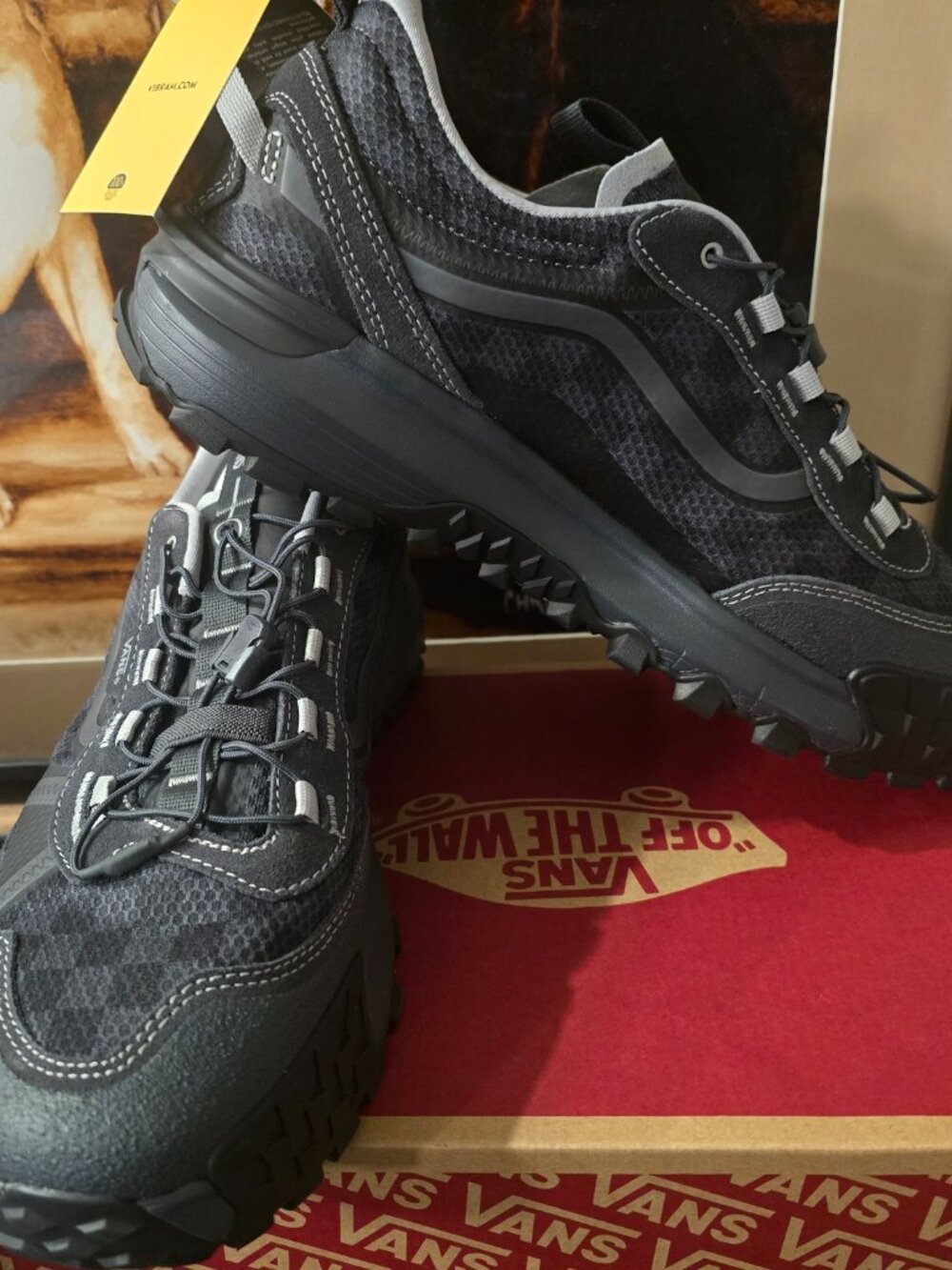 VANS Crosspath XC VN000EANGR6 Checkerboard / Grey Hiking Trail Shoes Mens 10.5